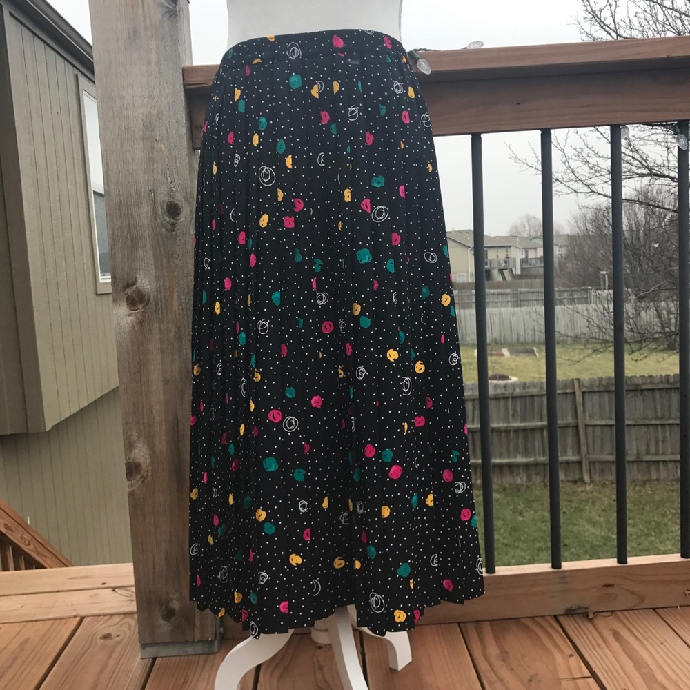 Geometric 80s Skirt